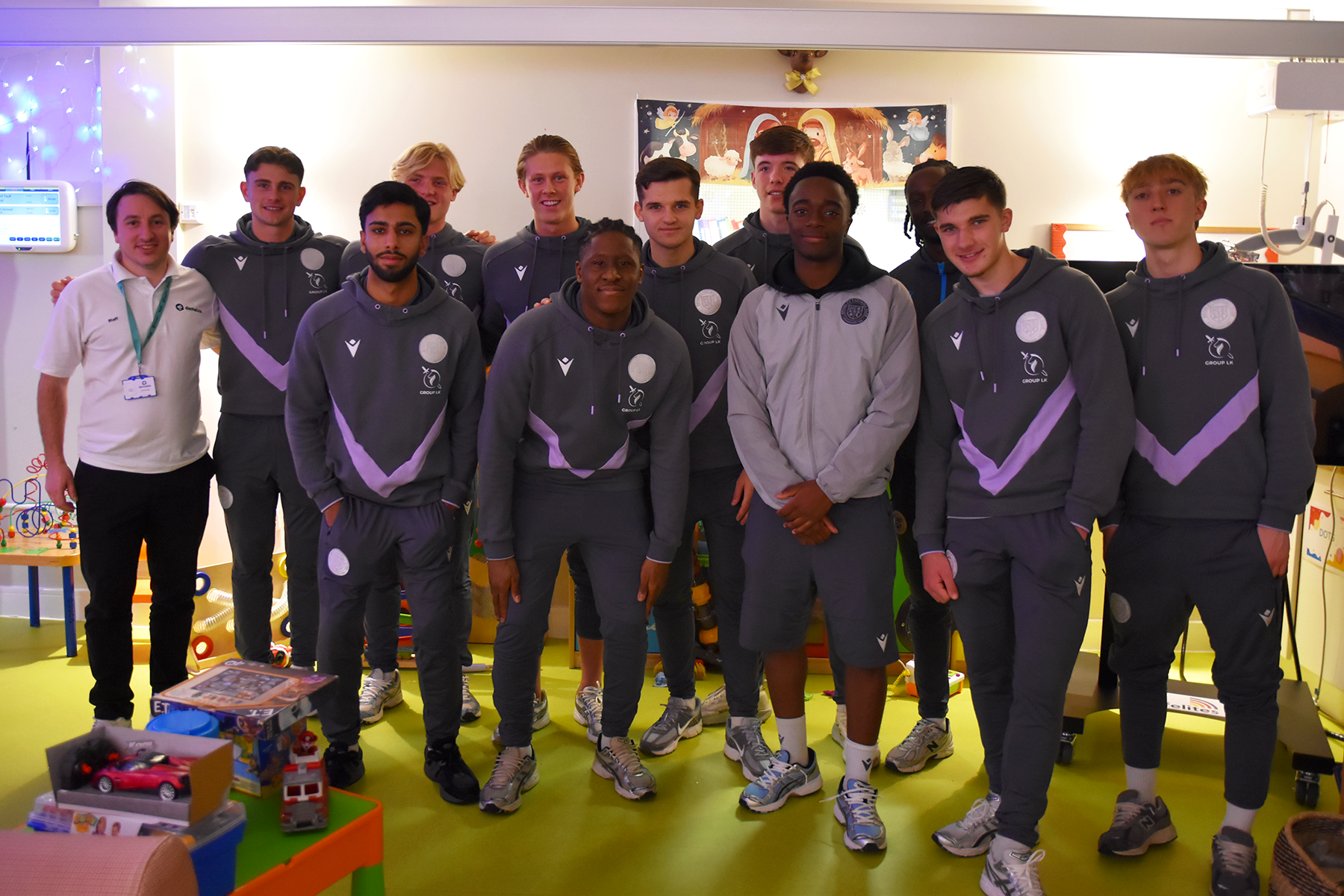 Bromley FC visit to Demelza South East London
