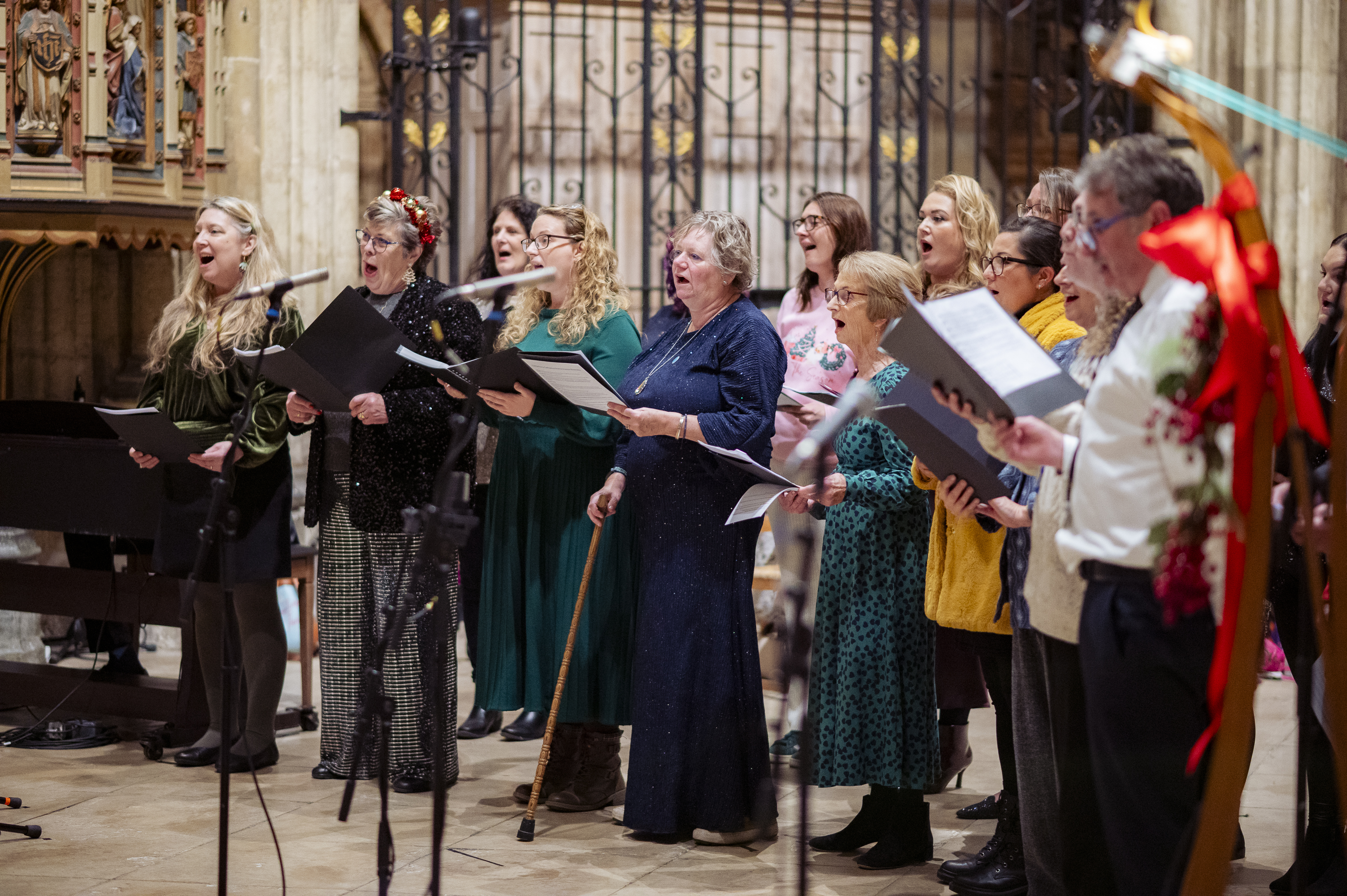 Demelza cathedral choir at Christmas