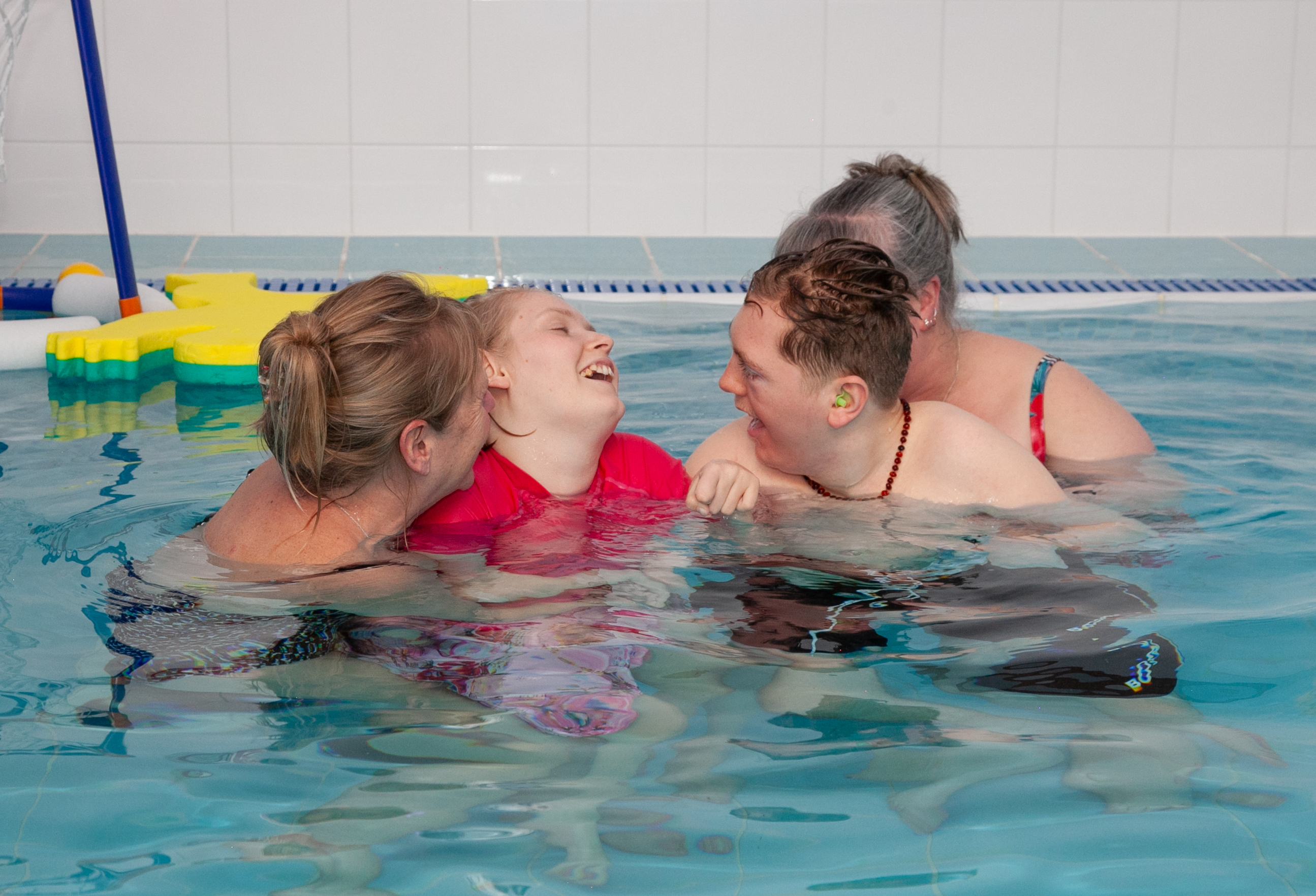Image of families having fun in the hydropool