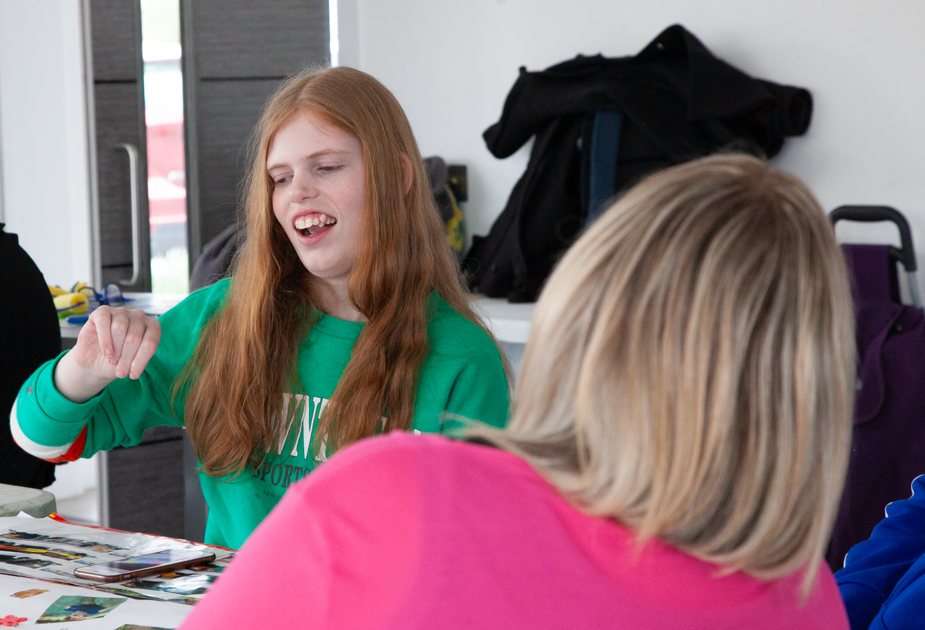 Image of young person smiling