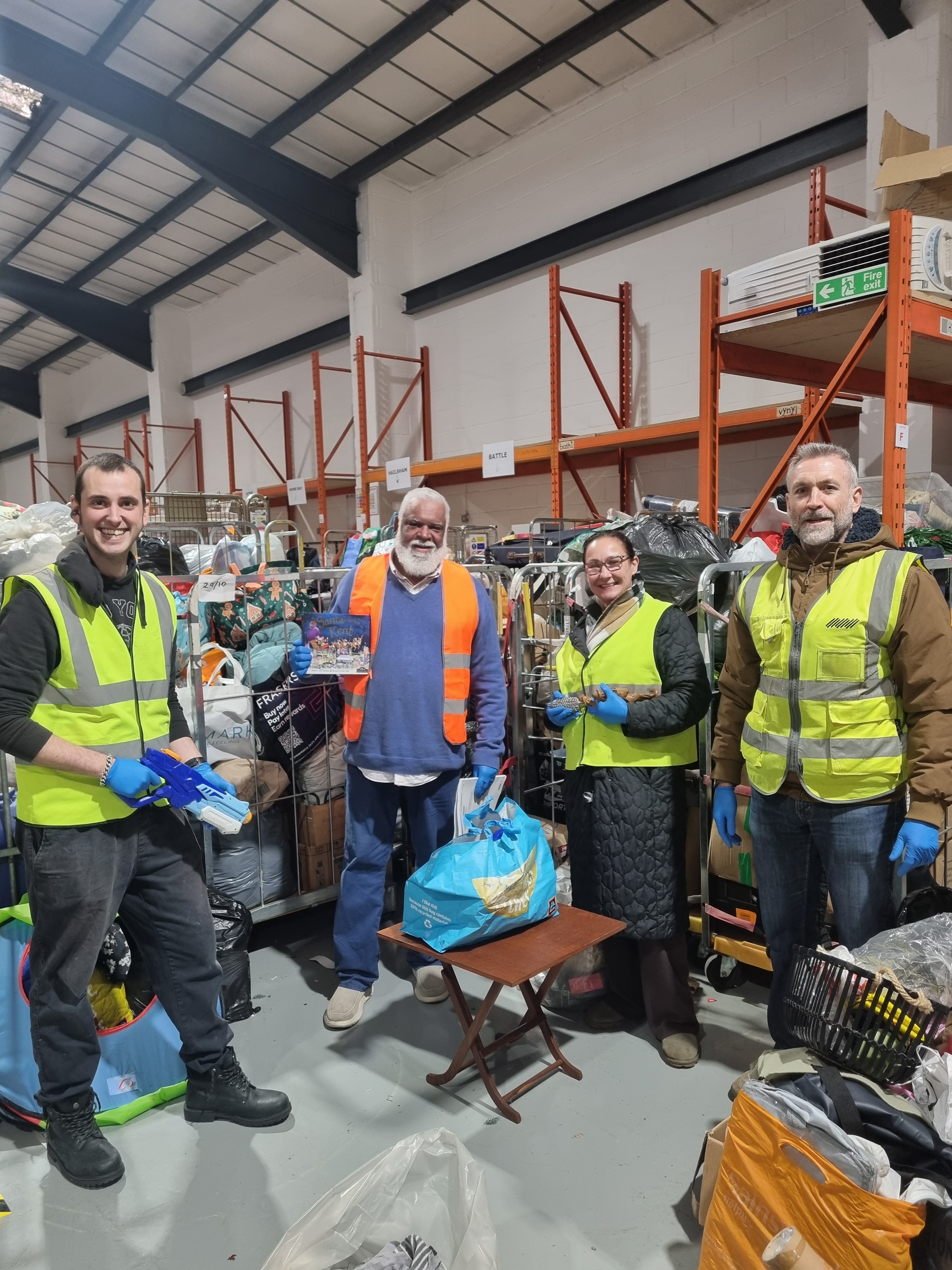 Berkeley Group volunteering at Larkfield DC