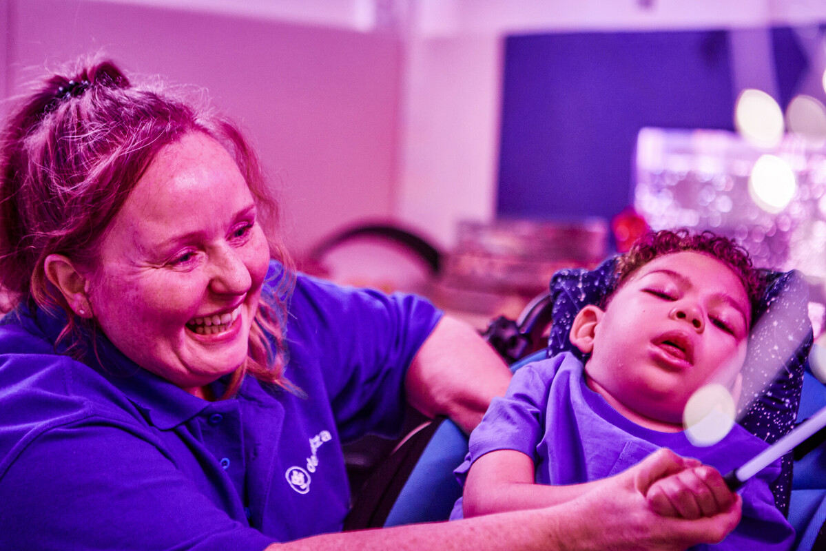 Sensory Room Child and Nurse SEL