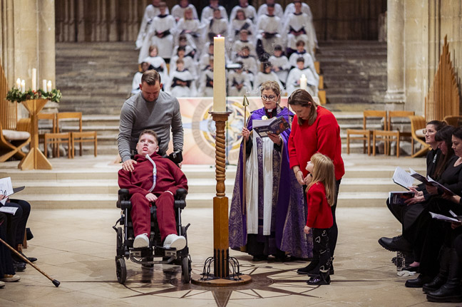 Jude and family at Canterbury Celebration of Christmas © Cemanthe Mckenzie of Lemon Feather Photography