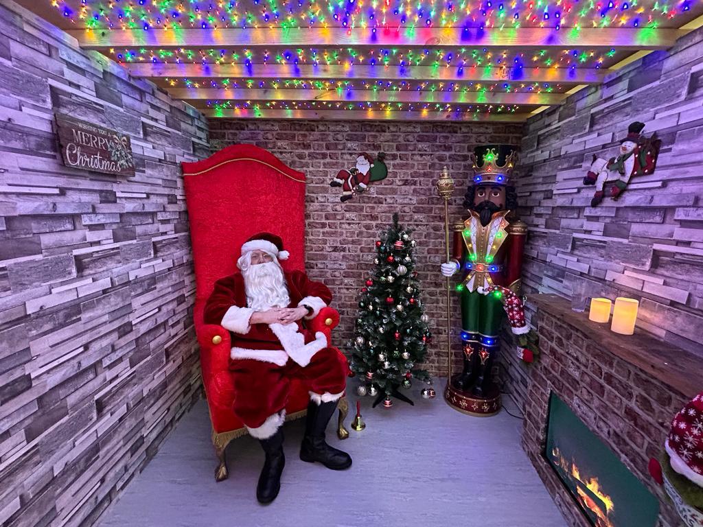 Santa in Demelza grotto
