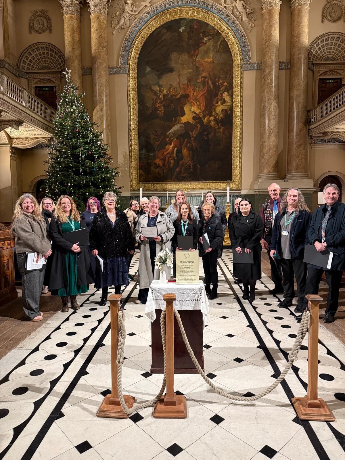 The Demelza Choir at the Old Royal Naval College in Greenwich